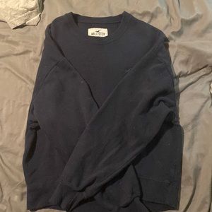 navy blue hollister hoodie
